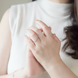 （Lab dia)1.3㎜フルエタニティリング R0627（3週間発送） 7枚目の画像