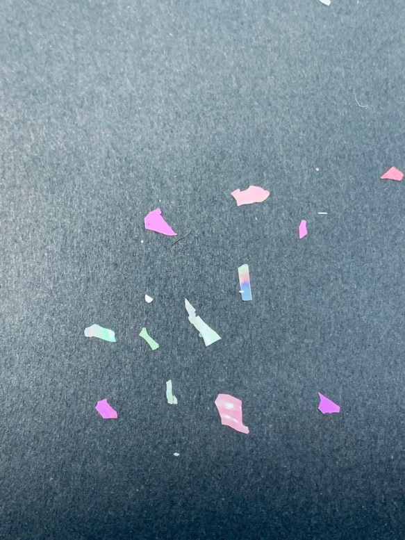 螺鈿　材料　量り売り　あわび貝　微塵貝（小）　１．０g 3枚目の画像