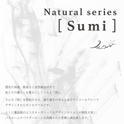 [ 耐水 ]　シャンプー ラベル シール ボトルラベル( 3枚SET ) 　- Nature series「Sumi」- 7枚目の画像