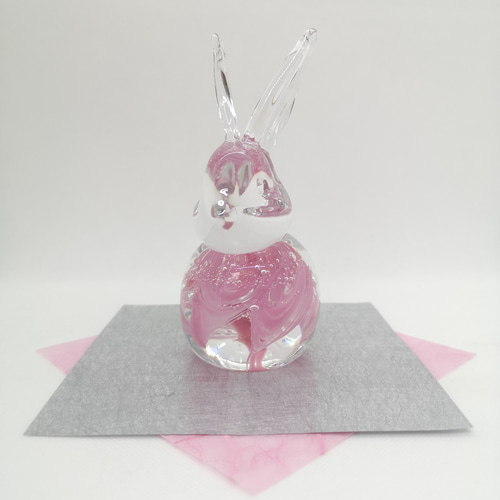 干支 うさぎ（大・ピンク） その他置物 原田 哲治 通販 14607495