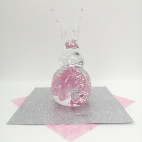 干支 うさぎ（大・ピンク） その他置物 原田 哲治 通販 14607495