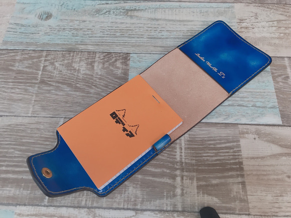 受注製作　ロディア　No12　縦型レザージャケット　（ブロックロディア　付属）手縫い 手縫い ブロック　ロディア　No12　付属しますので