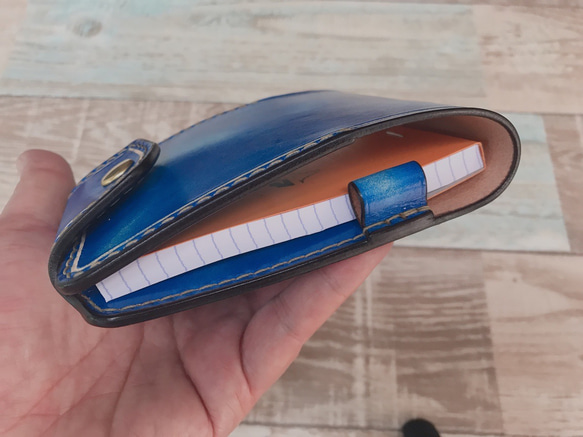 受注製作　ロディア　No12　縦型レザージャケット　（ブロックロディア　付属）手縫い 手縫い ブロック　ロディア　No12　付属しますので