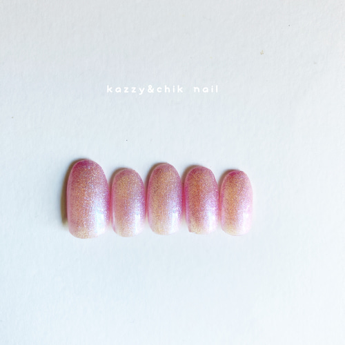 ネイルチップ オーダーメイド 〜ラメ No.32〜 ネイルチップ（つけ爪