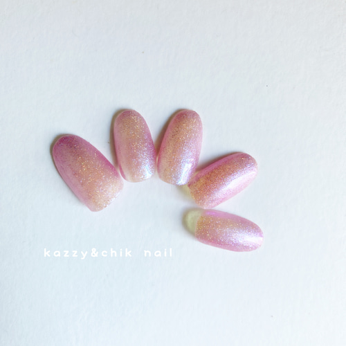 ネイルチップ オーダーメイド 〜ラメ No.32〜 ネイルチップ（つけ爪