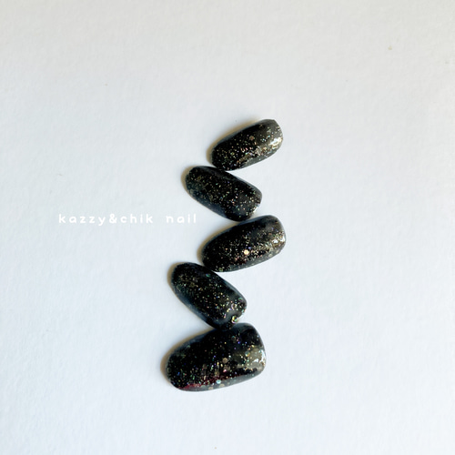 ネイルチップ オーダーメイド 〜ラメ No.33〜 ネイルチップ