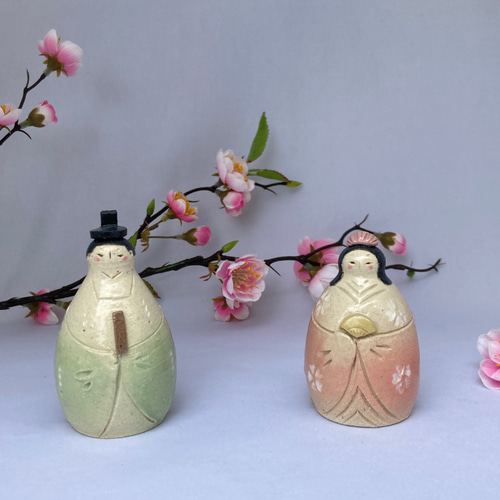 土鈴 かわいい雛人形（か） ひな人形・雛飾り 歩夢工房 ちゃこもも