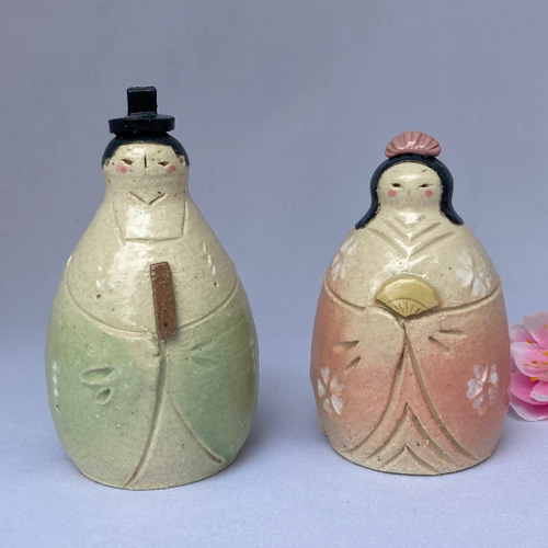 土鈴 かわいい雛人形（か） ひな人形・雛飾り 歩夢工房 ちゃこもも