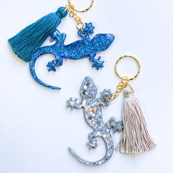 ヤモリ/トカゲ キーホルダー Thyme_G 通販 14607715｜Creema(クリーマ)