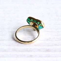 宝石硝子ring ~green diamond~ 3枚目の画像