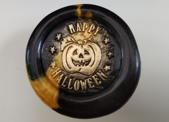 シーリングスタンプ　ヘッド　ハロウィンのかぼちゃ 4枚目の画像