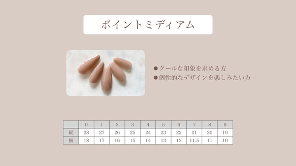 ネイルチップ No.4 ニュアンスネイル nail ジェルネイル 6枚目の画像