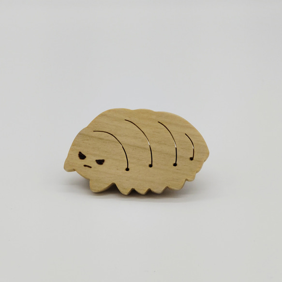 木のいきものクリップ（グソクムシ） 1枚目の画像