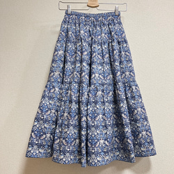 ストロベリー　シーフ　3段ティアードスカート 3枚目の画像