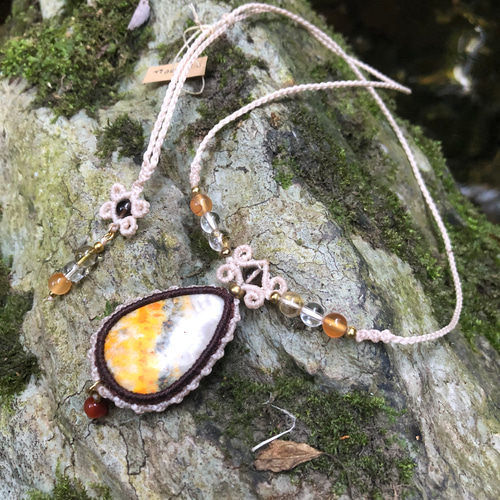 バンブルビージャスパー & スモーキークォーツ & カーネリアン