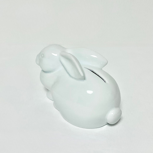 白磁のウサギの貯金箱 その他雑貨 PaintersGarden 通販 14608277
