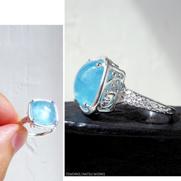 アクアマリン リング / Aquamarine Ring [] 2枚目の画像