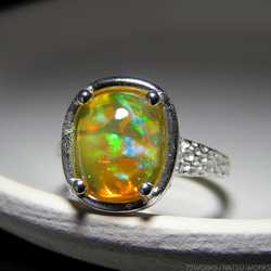 エチオピアオパール リング / Ethiopian Opal Ring cb 8枚目の画像