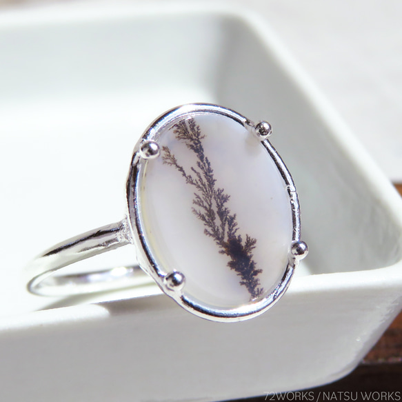 デンドリティック アゲートリング / Dendritic Agate Ring b 3枚目の画像