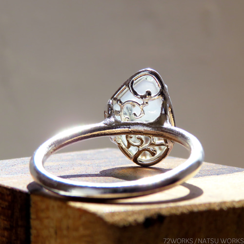 週末セール デンドリティックアゲート シルバーリング サイズ13号 デンドリティックアゲート シルバーリング サイズ13号