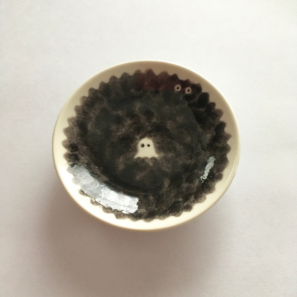 豆皿おばけ（親子おばけ）2点セット ハロウィンのうつわ 4枚目の画像