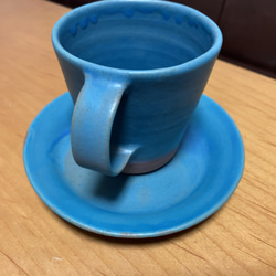 マグカップ＆ソーサー（Sea side blue シリーズ） 1枚目の画像