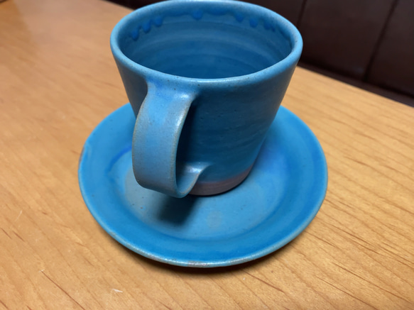 マグカップ＆ソーサー（Sea side blue シリーズ） 1枚目の画像