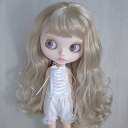 ※単品※白のふんわりかぼちゃパンツ※ブライスアウトフィット※1/6ドール服 757※単品※白のふんわりかぼちゃパンツ※ブライスアウトフィット※1/6