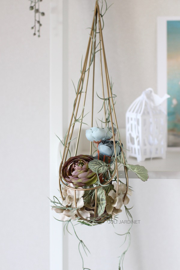 [DROP hanging ornament] モーヴ・ラナンキュラスの吊り下げデコレーション