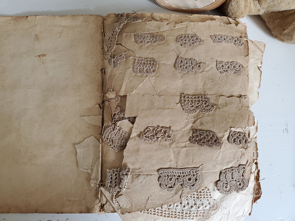 フランスアンティークのレースの見本帳 【公式通販】