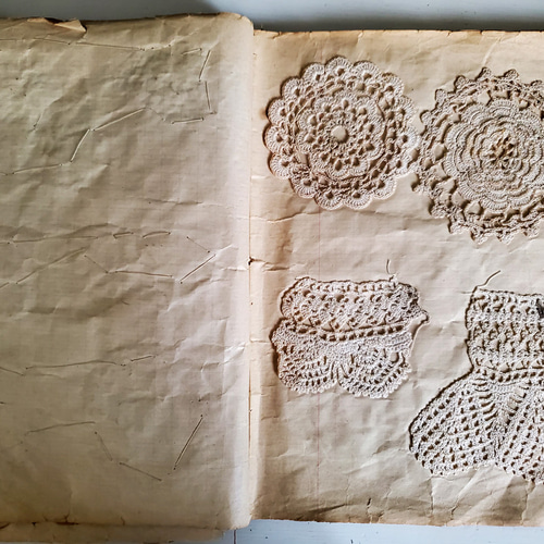 フランスアンティーク クロッシェレース見本帳 レース Mon Atelier