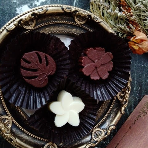 お花のチョコレート型（コスモス）(22) シリコン型 シリコン