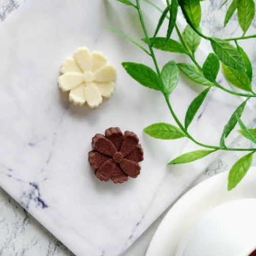 お花のチョコレート型（コスモス）(22) シリコン型 シリコン