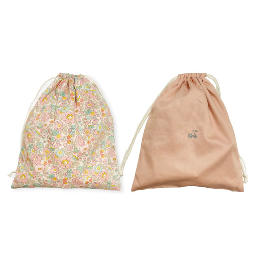 入園入学セット リバティタナローン ベッツィ レッスンバッグ、上履き