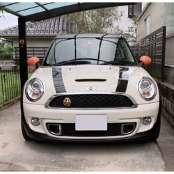 MINI(ミニクーパー) 注意喚起 マグネット ゴーバッジサイズ BABY IN CAR 3枚目の画像