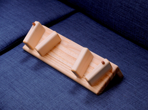 【かかとはさみ器　ウッドナチュラル】座ったまま本格足裏マッサージができます！ 8枚目の画像