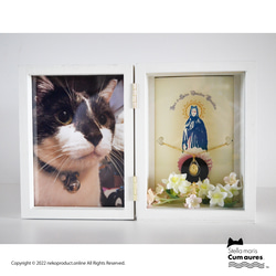 ネコさんの新しいお葬式・メモリアル、「ステラマリス・BOX」です。※お手元供養 11枚目の画像