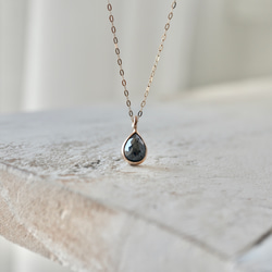 K10[black diamond]necklace 7枚目の画像