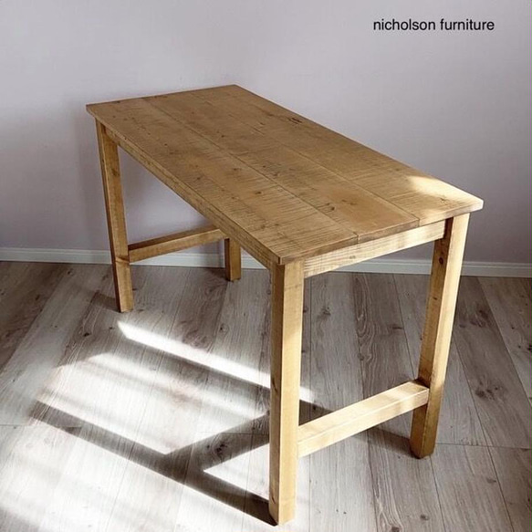 古材風仕上げの木製デスク 作業デスク 学習デスク ダイニング 古材風仕上げの木製デスク 作業デスク 学習デスク ダイニング
