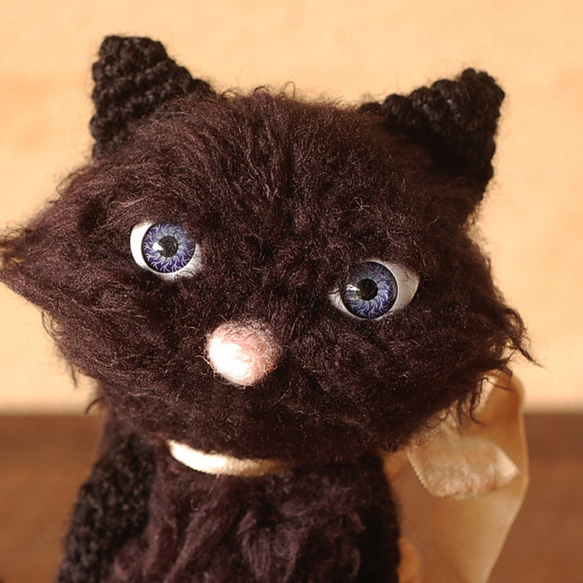 アンティークリボンの黒猫ちゃん 7枚目の画像