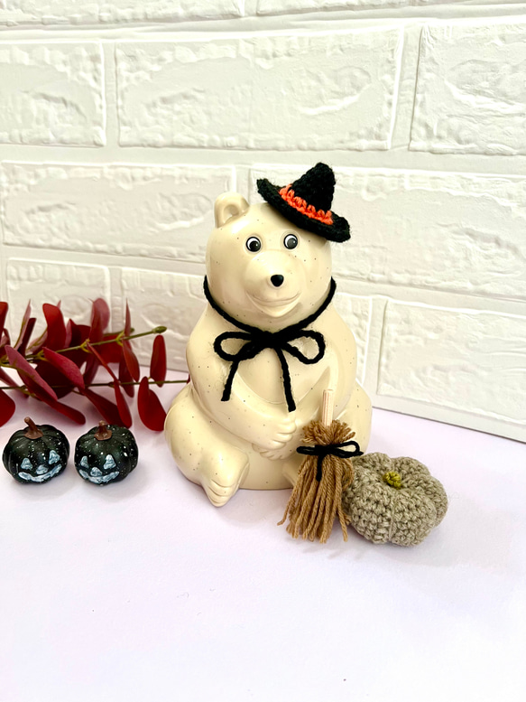 【オーダーページ】しろくま貯金箱＊ハロウィンアイテム しろくま貯金箱 » ハロウィンset👻🎃 - haruharu*° GALLERY | minne