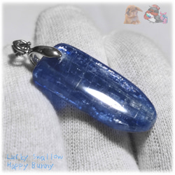 ◆ 宝石質 結晶 限定品 チベット産 藍晶石 カイヤナイト Kyanite 原石 ペンダント ネックレス No.5230 4枚目の画像