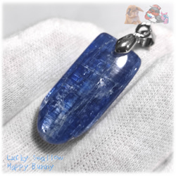 ◆ 宝石質 結晶 限定品 チベット産 藍晶石 カイヤナイト Kyanite 原石 ペンダント ネックレス No.5230 3枚目の画像
