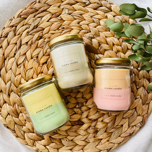 香りが変わる〜＊ソイワックス100%のアロマキャンドル キャンドル