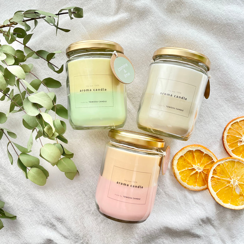 香りが変わる〜＊ソイワックス100%のアロマキャンドル キャンドル