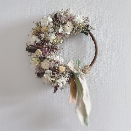 夏☀︎SALE！アナベルとルリタマアザミのキュートなハーフリース 1_c5ca33d7937f253a7dee348dbc46