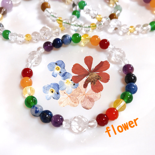 ☆SALE☆厄払い・キラキラカット水晶・七色☆彡虹色ブレス・パワー 