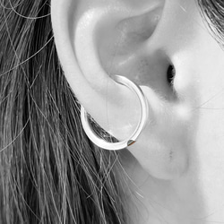 ear cuff  01 ebony　ｲﾔｰｶﾌ silver925 4枚目の画像