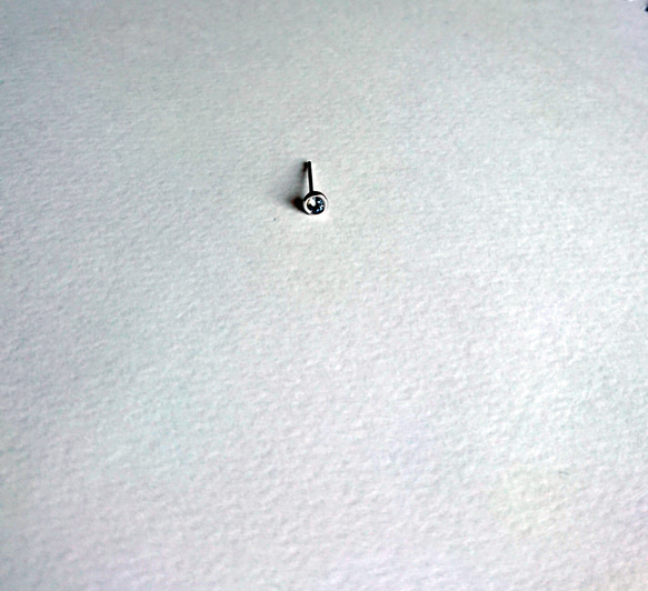希少 粋×流氷なバイカラーサファイア  Pt900 ピアス 2枚目の画像