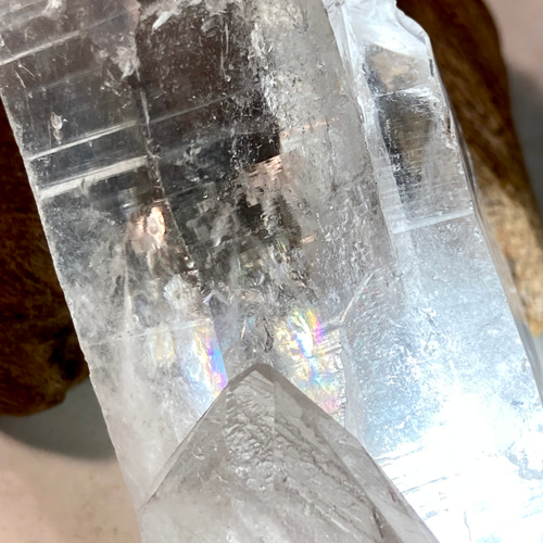 タイムリンク✨ レインボー　ブラジル・ミナスジェライス州  水晶　クリスタル タイムリンク✨ レインボー ブラジル・ミナスジェライス州 水晶